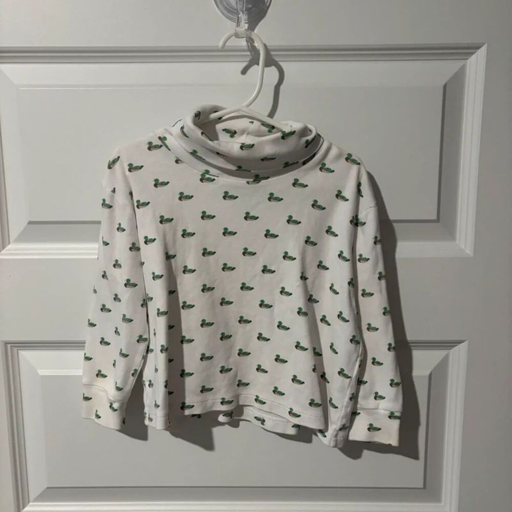 Little English Mallard Duck Turtleneck Shirt 4T